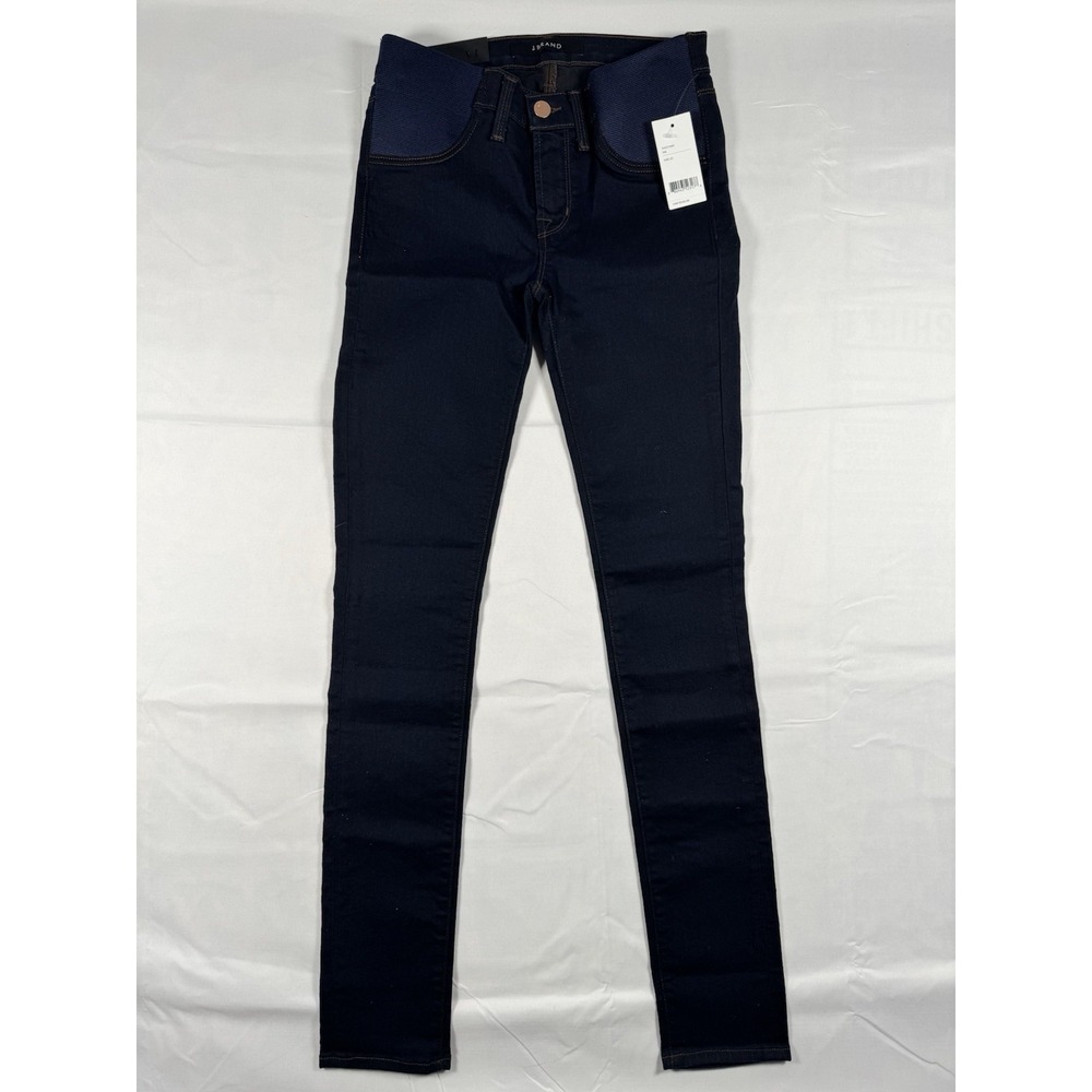 J Brand Mama J Maternity Skinny Leg Jeans Womens Size 23 Ink Dark Wash NWT $185